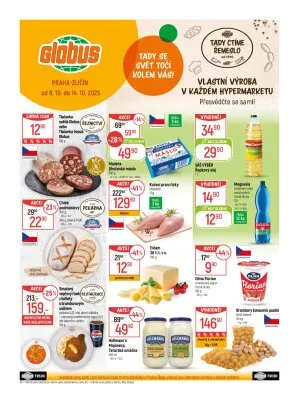 akční leták Globus 8.10.2025-14.10.2025
