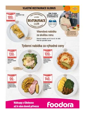 akční leták Globus 8.10.2025-14.10.2025