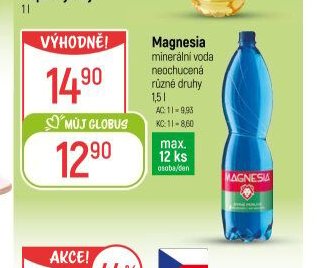 Magnesia minerální voda