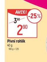 Pivní rohlík