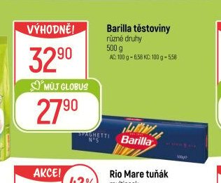 Barilla těstoviny