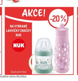 Na vybrané lahvičky značky NUK