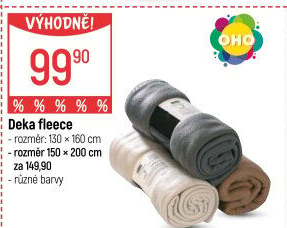 Deka fleecová OHO