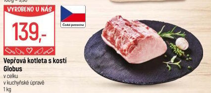 Kotleta vepřová s kostí Globus