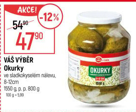 Okurky Váš Výběr
