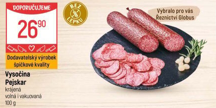 Salám Vysočina Pejskar