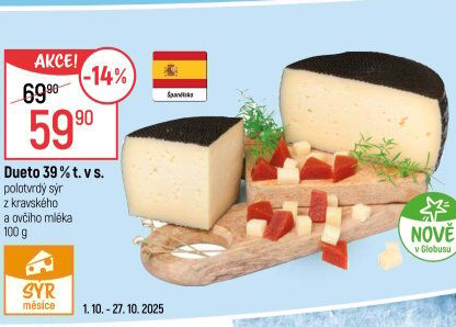 Sýr Dueto 39 %