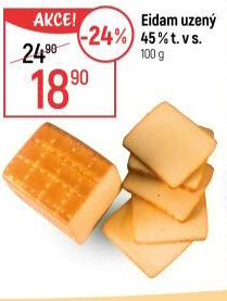 Sýr Eidam uzený 45%