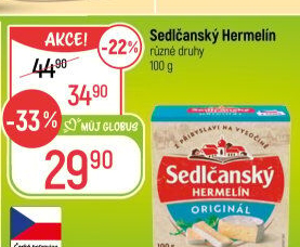 Sýr Hermelín Sedlčanský
