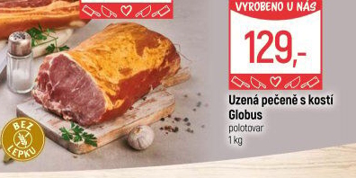 Uzená pečeně s kostí Globus