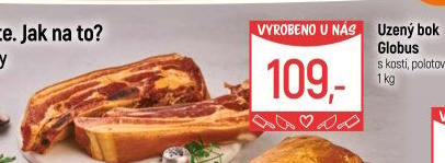 Uzený bok s kostí Globus