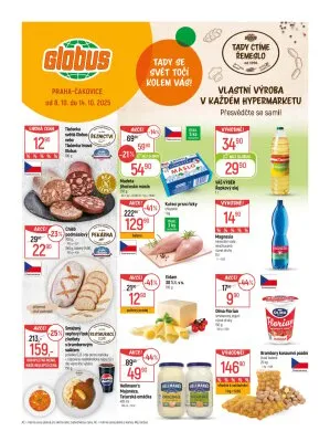 akční leták Globus 8.10.2025-14.10.2025