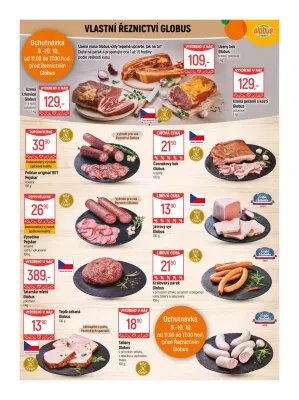 akční leták Globus 8.10.2025-14.10.2025