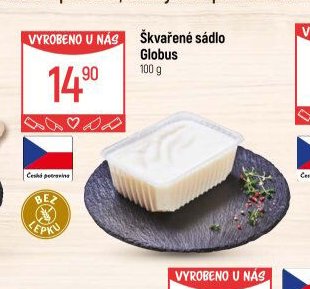 Škvařené sádlo Globus