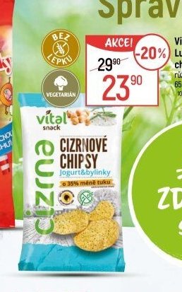 Vital Snack Luštěninové chipsy