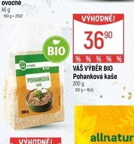 Váš Výběr BIO Pohanková kaše