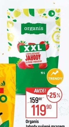 Organis Jahody sušené mrazem XXL
