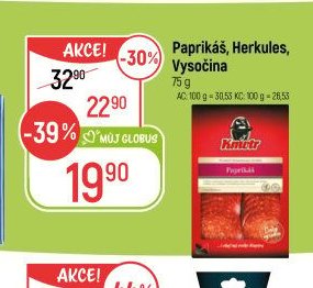 Paprikáš, Herkules, Vysočina