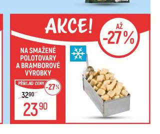 Smažené polotovary a bramborové výrobky