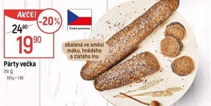 Pečivo Párty večka