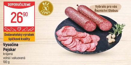 Salám Vysočina Pejskar