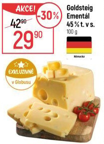 Sýr Ementál 45 % Goldsteig