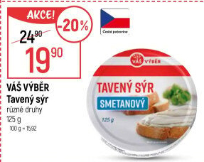 Tavený sýr Váš Výběr