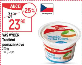Tradiční pomazánkové Váš Výběr