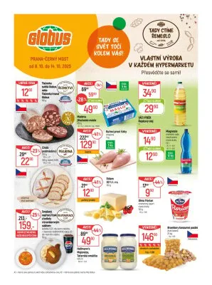 akční leták Globus 8.10.2025-14.10.2025