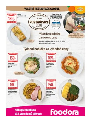 akční leták Globus 8.10.2025-14.10.2025