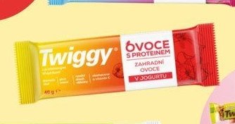 Twiggy Ovoce s proteinem zahradní ovoce v jogurtu