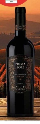 Prima Sole Primitivo Puglia
