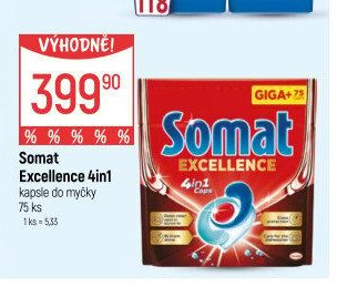 Somat Excellence 4in1 kapsle do myčky