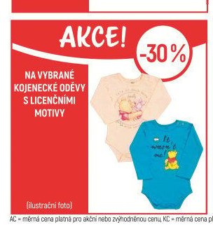 Na kojenecké oděvy značky Blue Seven