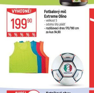 Fotbalový míč Extreme Olino - Globus akcniletaky.com