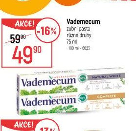 Vademecum zubní pasta