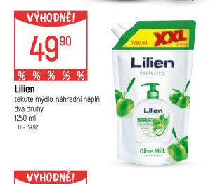 Lilien tekuté mýdlo, náhradní náplň