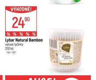 Lybar Natural Bamboo vatové tyčinky