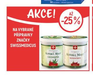 Na vybrané přípravky značky SwissMedicus