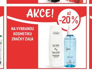 Na vybranou kosmetiku značky Ziaja
