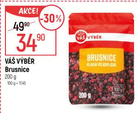 Brusnice sušené Váš Výběr
