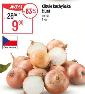 Cibule kuchyňská žlutá