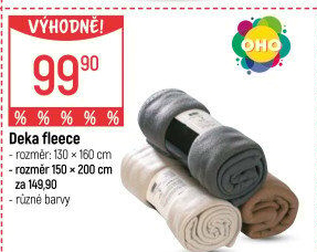 Deka fleecová OHO