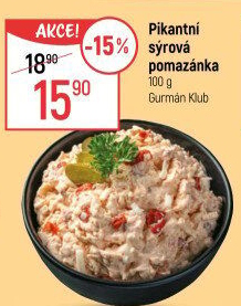 Pikantní sýrová pomazánka