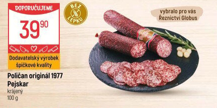 Salám Poličan Originál 1977 Pejskar