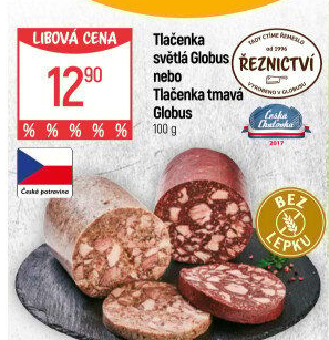 Tlačenka světlá Globus
