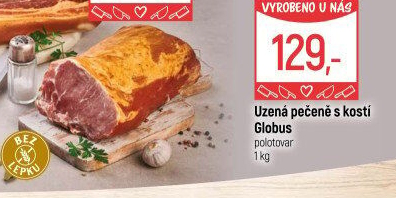 Uzená pečeně s kostí Globus