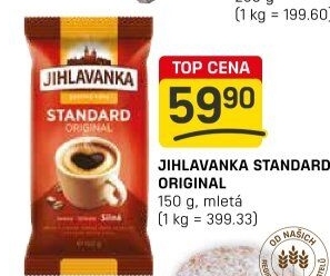 Mletá káva Standard Jihlavanka
