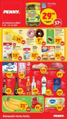 akční leták Penny Market 9.10.2025-15.10.2025