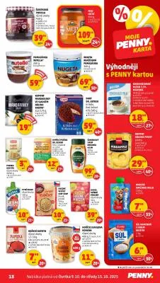 akční leták Penny Market 9.10.2025-15.10.2025
